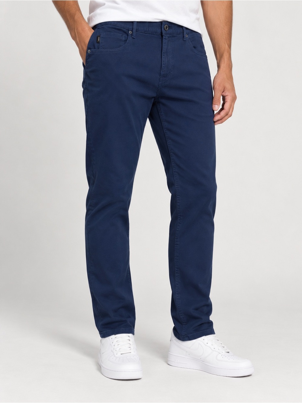 DKNY - Men's Navy Slim Pants Classic Everyday Style